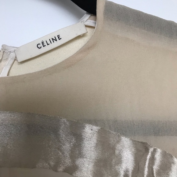 Celine Silk sleeveless blouse - Picture 4 of 5